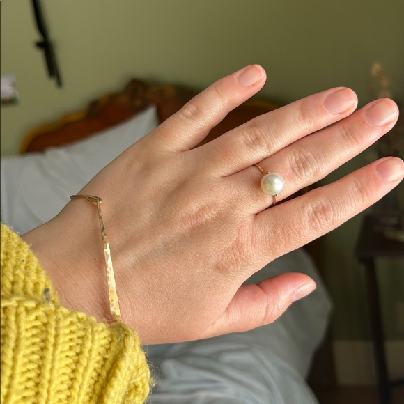 Catbird Jewelry - Catbird NYC gold gumball pearl ring size 10